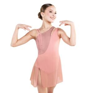Dance Costume Large Child Pink 10th House TD25463 Lyrical Contemporary Ballet